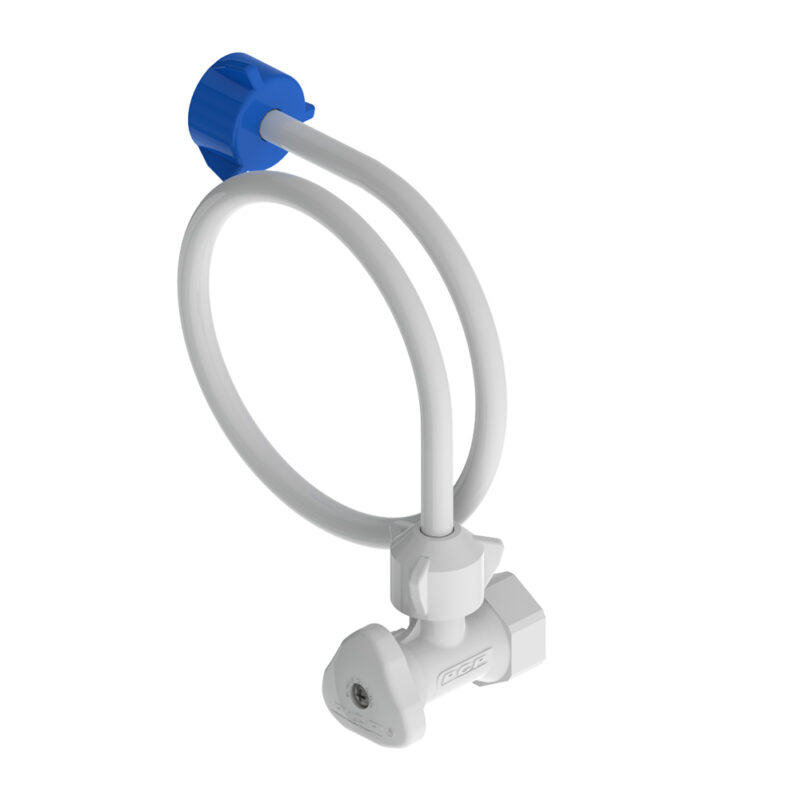 ACOPLE CON REGISTRO SANITARIO 40 cm