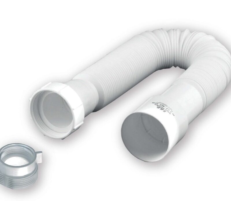 SIFON FLEXIBLE DE 1 1/2'' + REDUCTOR LAVAMANOS LAVAPLATOS